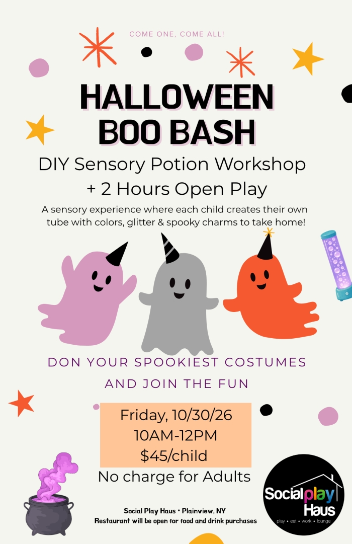 Purple and Orange Wicked Cute Halloween Flyer